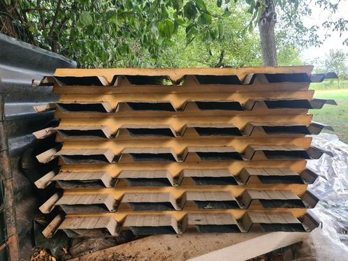 Nieuwe geïsoleerde sandwichpanelen 4m, Doe-het-zelf en Bouw, Platen en Panelen, Nieuw, Overige materialen, 50 tot 100 mm, Ophalen