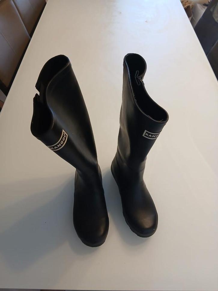 ️ Bottes de pluie Kangol – Noires – Pointure 36, Vêtements | Femmes, Chaussures, Comme neuf, Bottes de pluie, Noir, Enlèvement ou Envoi