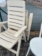 2 Stevige tuinstoelen, Jardin & Terrasse, Chaises de jardin, Enlèvement, Utilisé, Synthétique, Ajustable