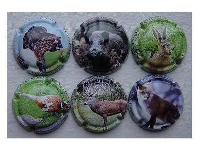 Champagne capsules - Lagrave-Boulogne 13 Chasse (L 7562), Collections, Collections complètes & Collections, Envoi