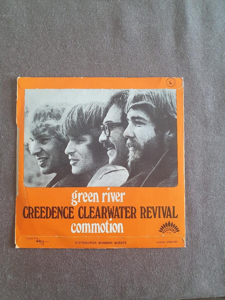 S - CCR – Green River / Commotion - 1969, Enlèvement ou Envoi, Single, Comme neuf, 7 pouces