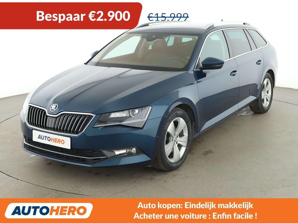 Skoda Superb 1.6 TDI Style (année de construction 2018), Cuir, Achat, Boîte manuelle, 5 portes