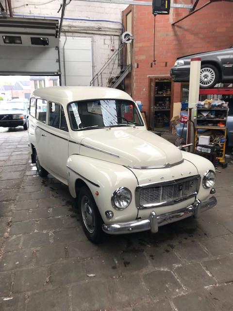 Prachtige Duett P210 b.j. 1965 met B18 motor, Autos, Volvo, Entreprise, Achat, Pack hiver, Essence, Blanc, Enlèvement