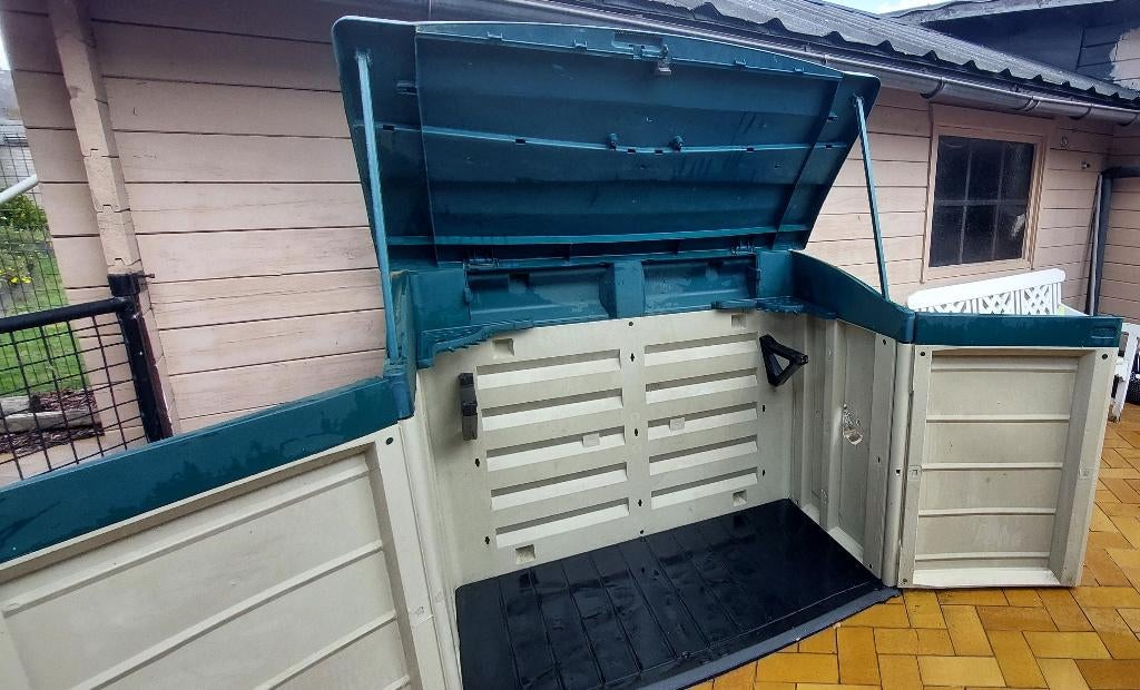 Opbergsysteem voor buiten, Ophalen