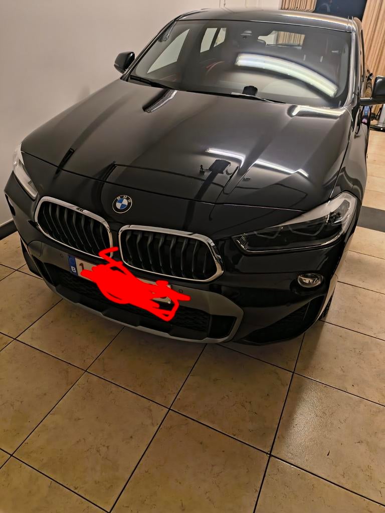 BMW X2  te koop zwart kleur., Auto's, BMW, X2, 4 cilinders, Zwart, Leder