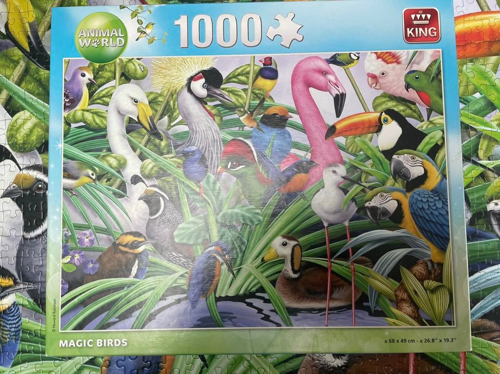 Magic birds puzzel 1000 st, Ophalen of Verzenden, Zo goed als nieuw