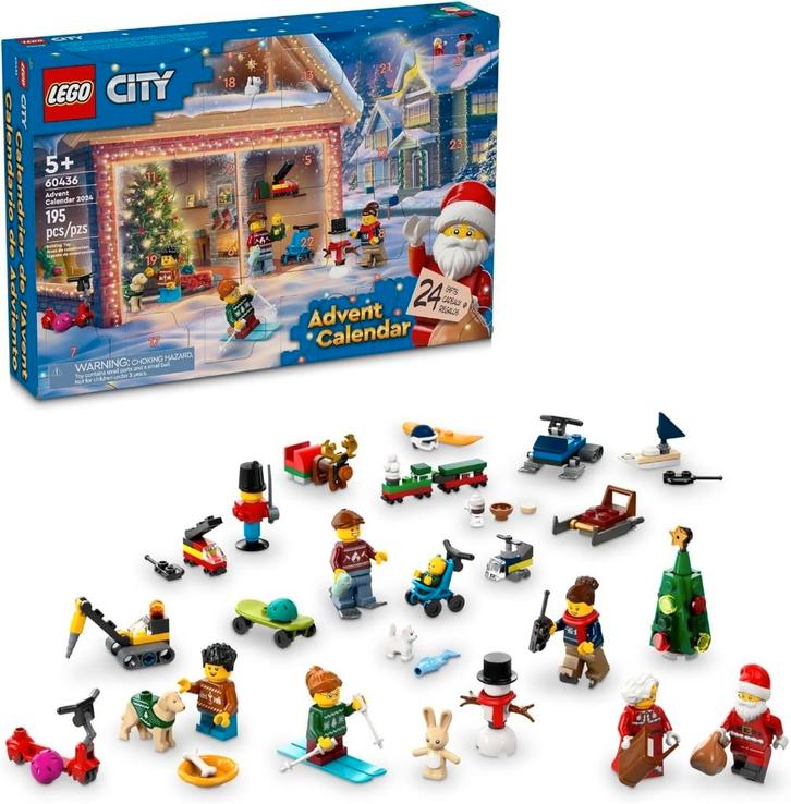 Neuf - Lego City - Le calendrier de l’Avent 2024 (60436), Enfants & Bébés, Jouets | Duplo & Lego, Neuf, Lego, Ensemble complet