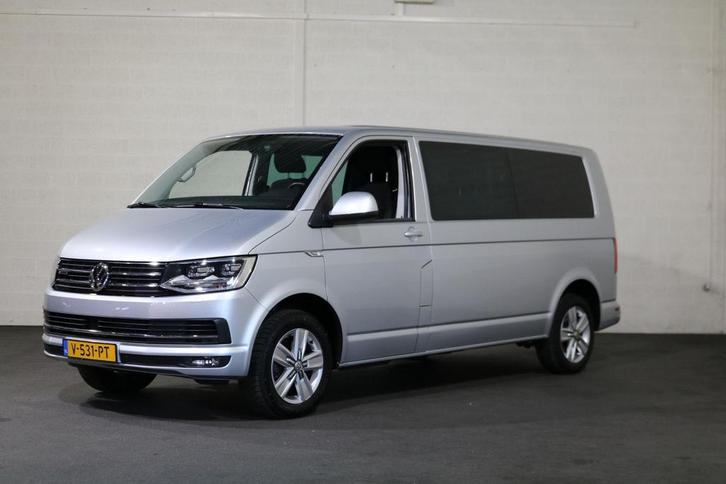 Volkswagen Transporter 2.0 TDI L2 H1 150pk DC 4-Motion Autom, Autos, Camionnettes & Utilitaires, 4x4, ABS, Air conditionné, Verrouillage central