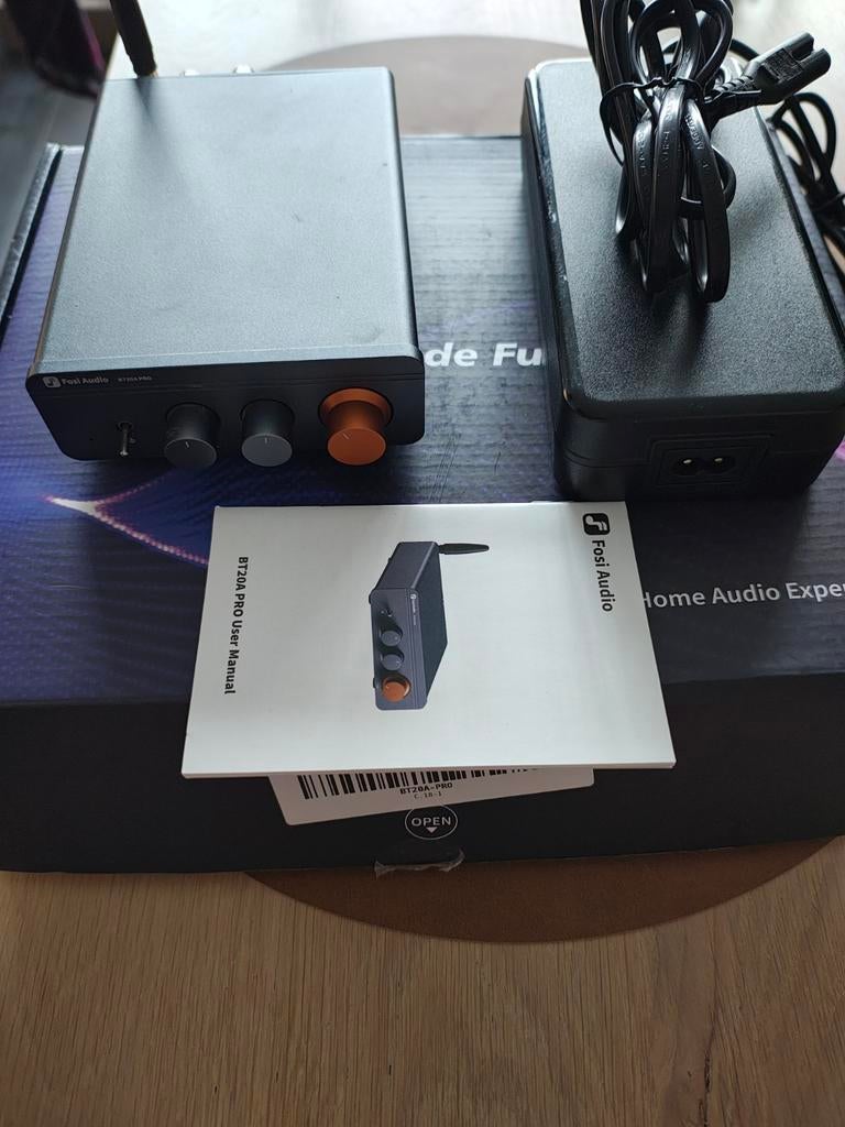 Fosi BT20A Pro met 48v voeding, Audio, Tv en Foto, Versterkers en Ontvangers, Verzenden, Stereo