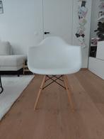 8 witte Eams look-a-like eetkamerstoelen, Maison & Meubles, Enlèvement, Utilisé, Blanc