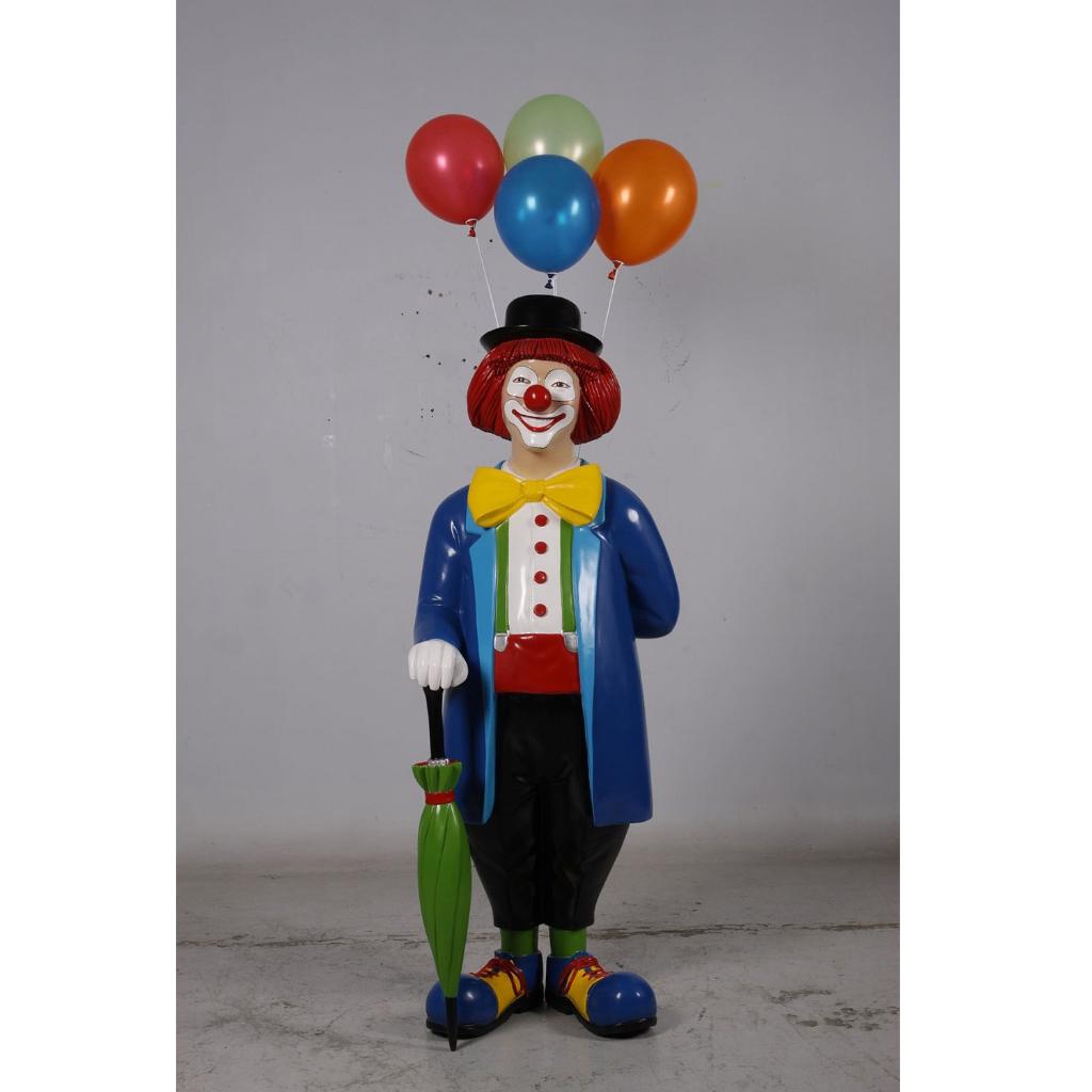 Clown avec ballons - hauteur 157 cm, Enlèvement, Neuf