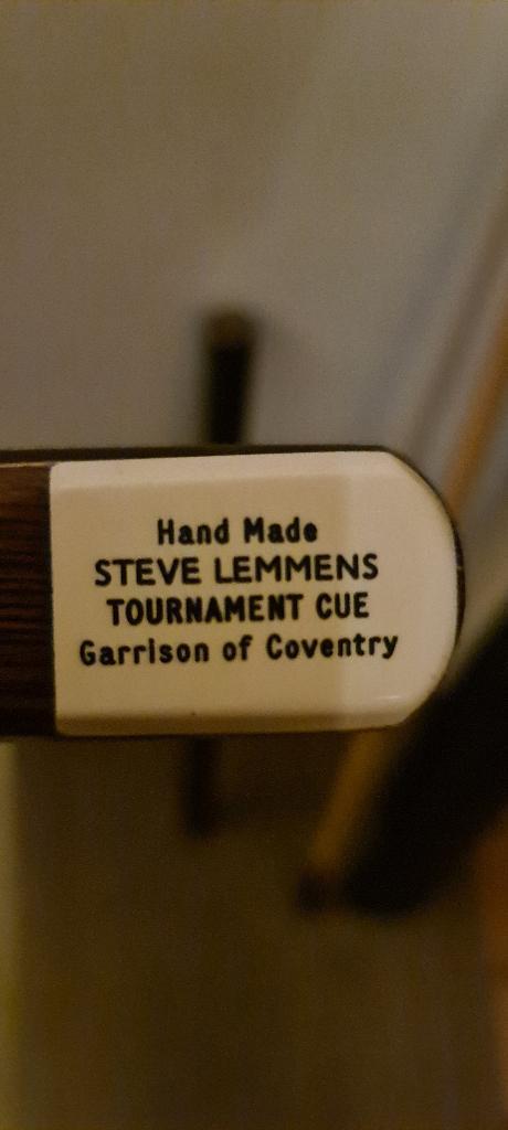 Snookerkeu Steve Lemmens, Sport en Fitness, Biljarten en Poolen, Gebruikt, Keu of Ballen, Ophalen