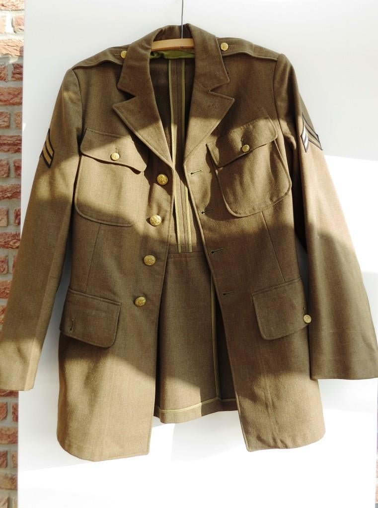 NCO USA Oorlog POW Bastogne Normandië USAAF Patton Hitler GI, Verzamelen, Militaria | Tweede Wereldoorlog, Verzenden, Landmacht