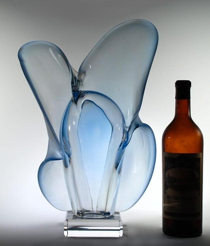 Alfred Collard - Ombre & Lumière PU - Rond 2000., Antiquités & Art, Antiquités | Verre & Cristal, Enlèvement ou Envoi