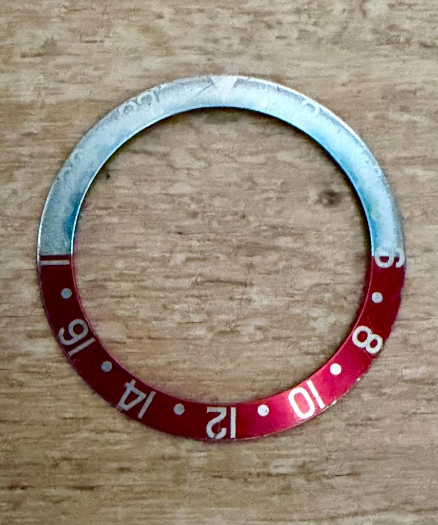 Rolex GMT inzetstuk 1675 16750, Handtassen en Accessoires, Horloges | Dames, Ophalen of Verzenden, Zo goed als nieuw, Rolex