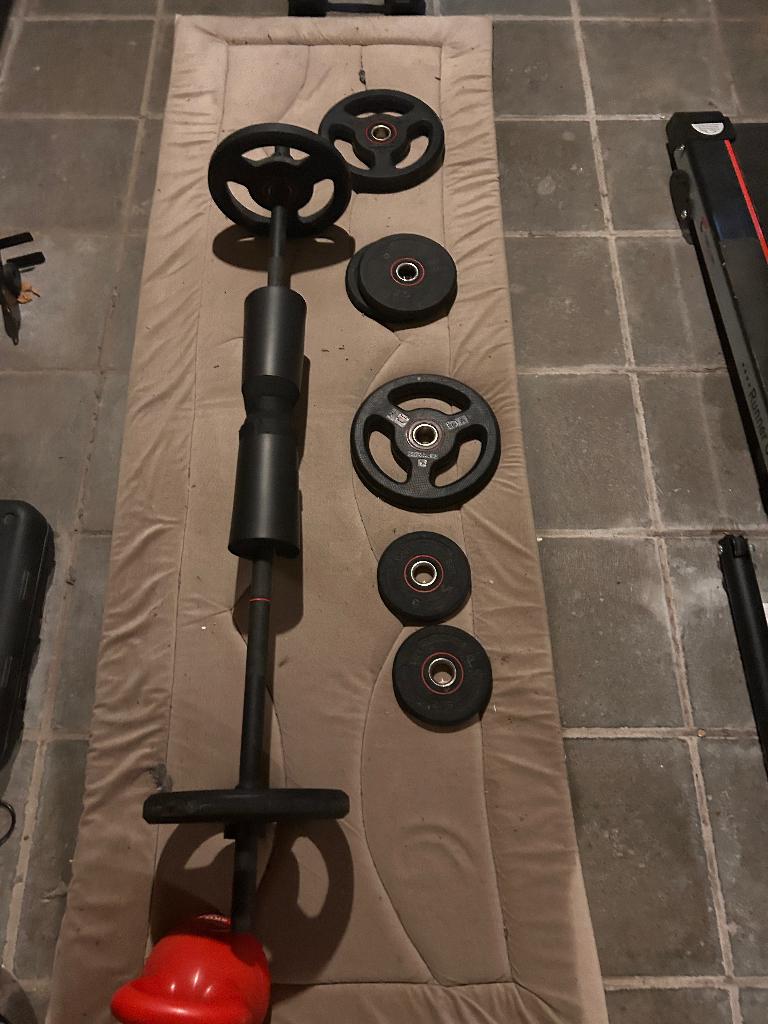 Barre de musculation complète, Sports & Fitness, Enlèvement, Neuf, Jambes, Barre d'haltères