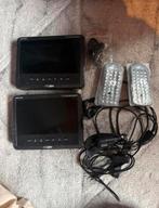 2x Lecteurs dvd chargeur ecouteur 2x commande, Enlèvement, Comme neuf