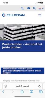 isolation phonique Cellofoam F700 FR HO ALG 35 €/plaque, Bricolage & Construction, Enlèvement ou Envoi, Autres matériaux, Moins de 4 cm