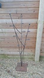 Stalen kaarshouder op voet van 30x30, Tuin en Terras, Ophalen, Gebruikt