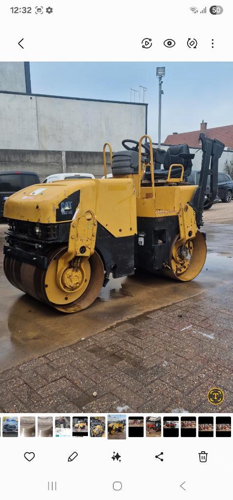 CAT Caterpillar CB214E wals trilwals, Zakelijke goederen, Machines en Bouw | Kranen en Graafmachines, Ophalen of Verzenden