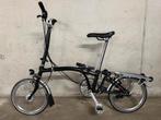 Brompton vouwfiets zwart, Ophalen, Brompton, Versnellingen, Zo goed als nieuw