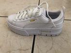 Baskets basses 'Mayze Classic' PUMA en Blanc, Enlèvement, Comme neuf, Chaussures