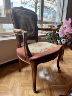 Vintage Louis XV Fauteuil - petit point borduurwerk, Ophalen