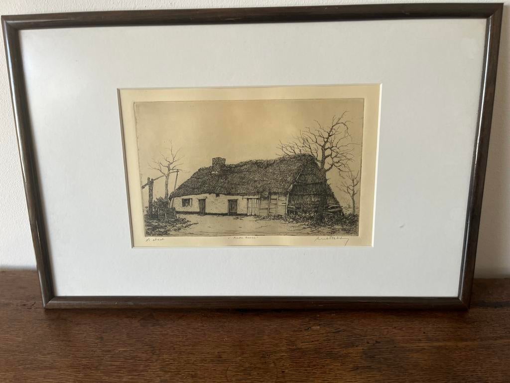 Dirk Baksteen Ets, Enlèvement, Eau-forte