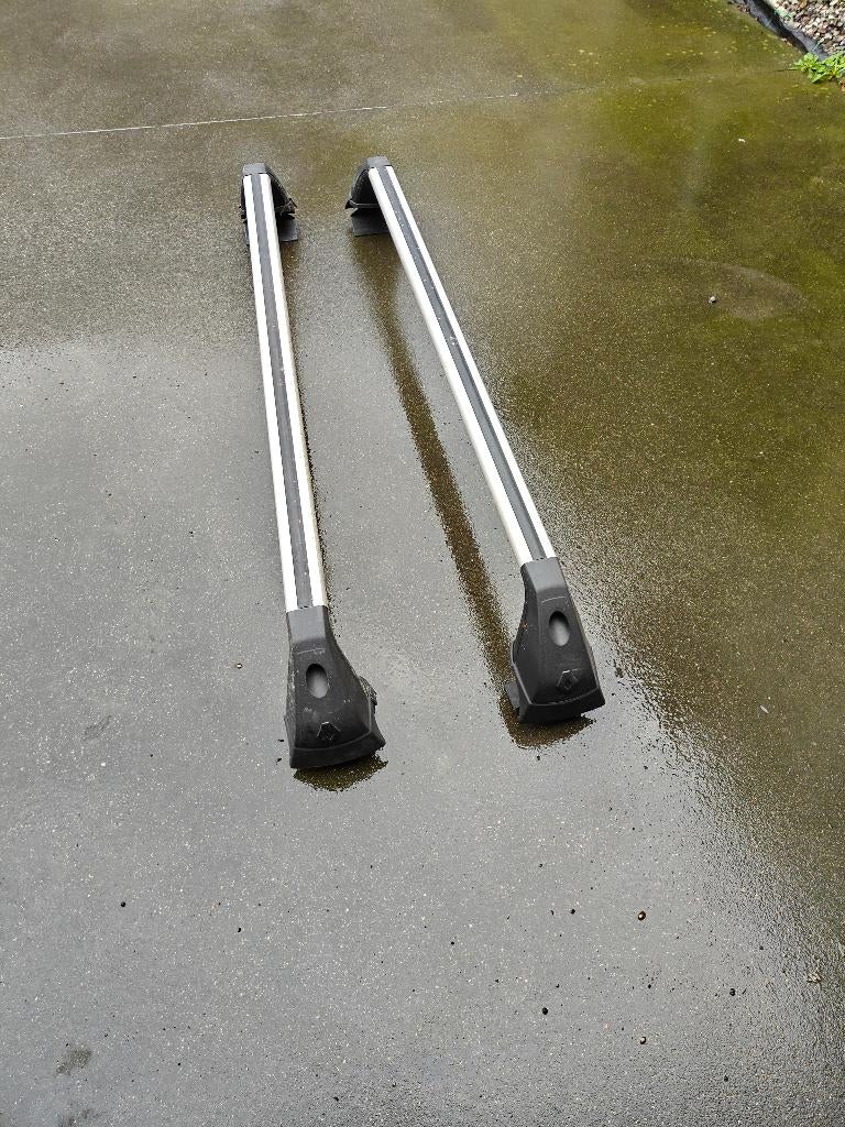 Originele aluminium dakdragers Renault Espace, Auto diversen, Dakdragers, Ophalen, Zo goed als nieuw