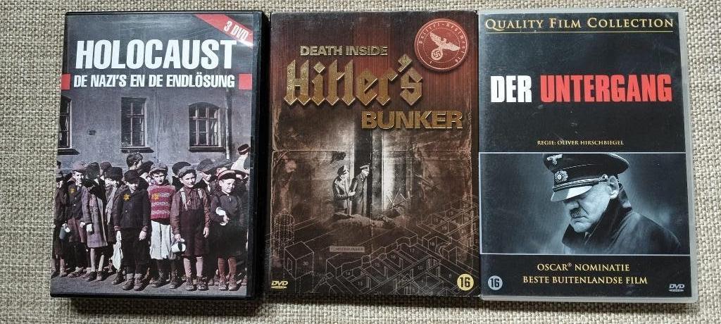 HOLOCAUST - HITLER's BUNKER - DER UNTERGANG., Vanaf 16 jaar, Ophalen, Zo goed als nieuw, Drama