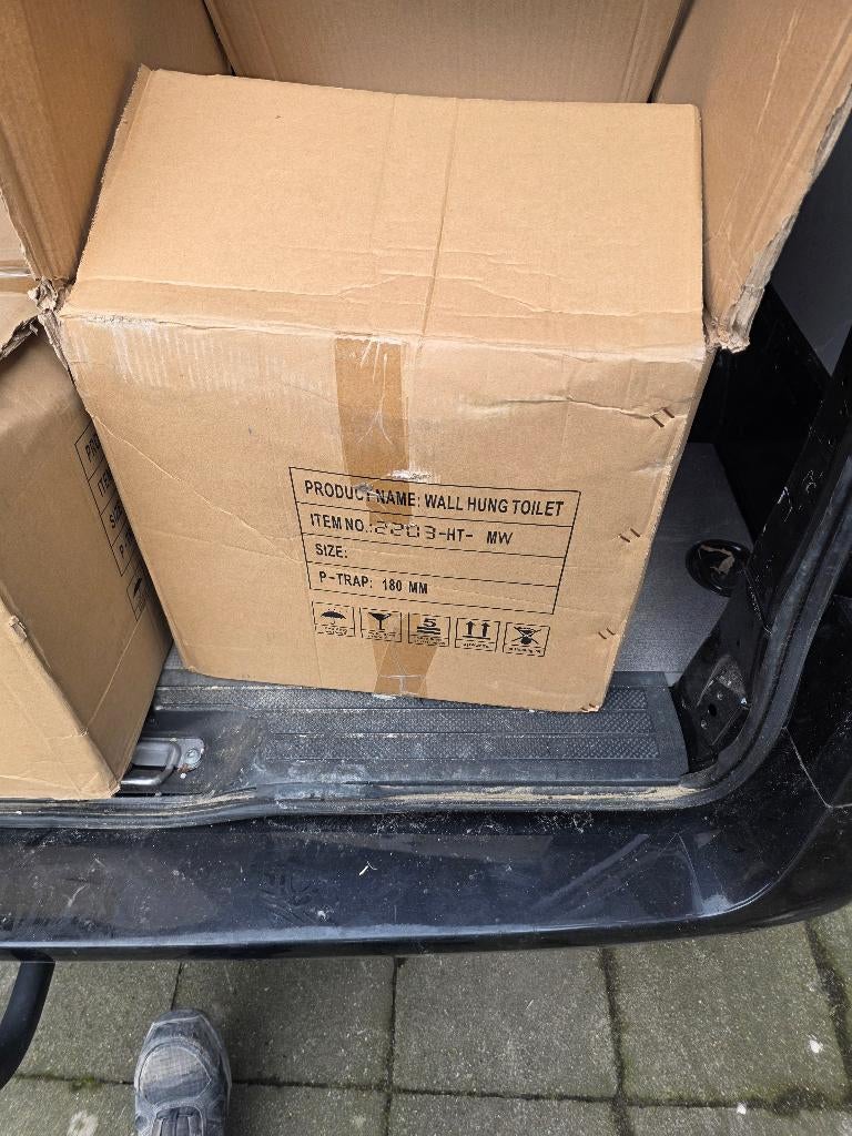 Toilet potten en fontijn, Ophalen, Nieuw, Toilet