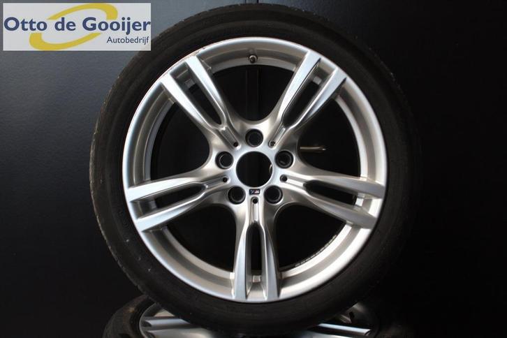 Originele BMW 3 Serie Velgen 18 Inch Zomerbanden Hankook, Auto-onderdelen, Banden en Velgen, Banden en Velgen, Zomerbanden, 18 inch