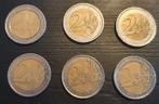 6 x 2 euromunten van 2002 van verschillende landen, Enlèvement ou Envoi, Grèce, Série