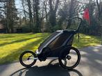 Thule Chariot 2 fietskar + jogging wiel + verkleinkussen, Ophalen, Zo goed als nieuw, Kinderkar, Opvouwbaar