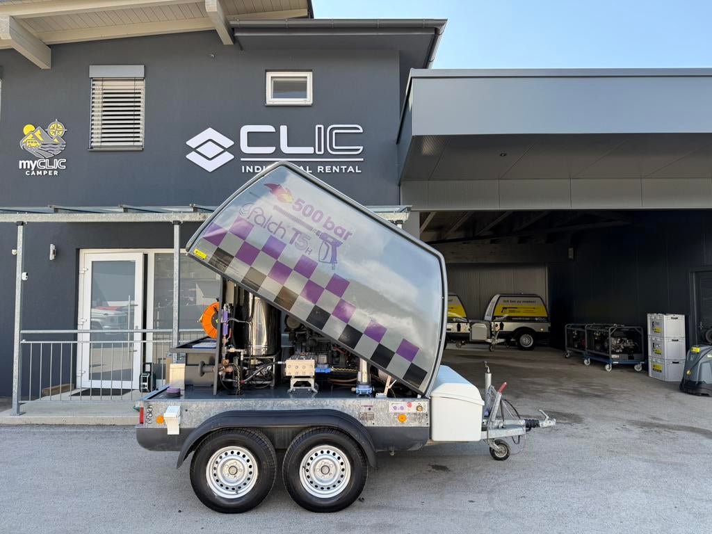 Falch T5H hogedrukreiniger 500 bar, 95 C, Jardin & Terrasse, Nettoyeurs haute pression, Comme neuf, Enlèvement