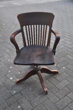 Ancienne chaise de bureau Edouardien, Maison & Meubles, Enlèvement, Utilisé, Brun, Chaise de bureau
