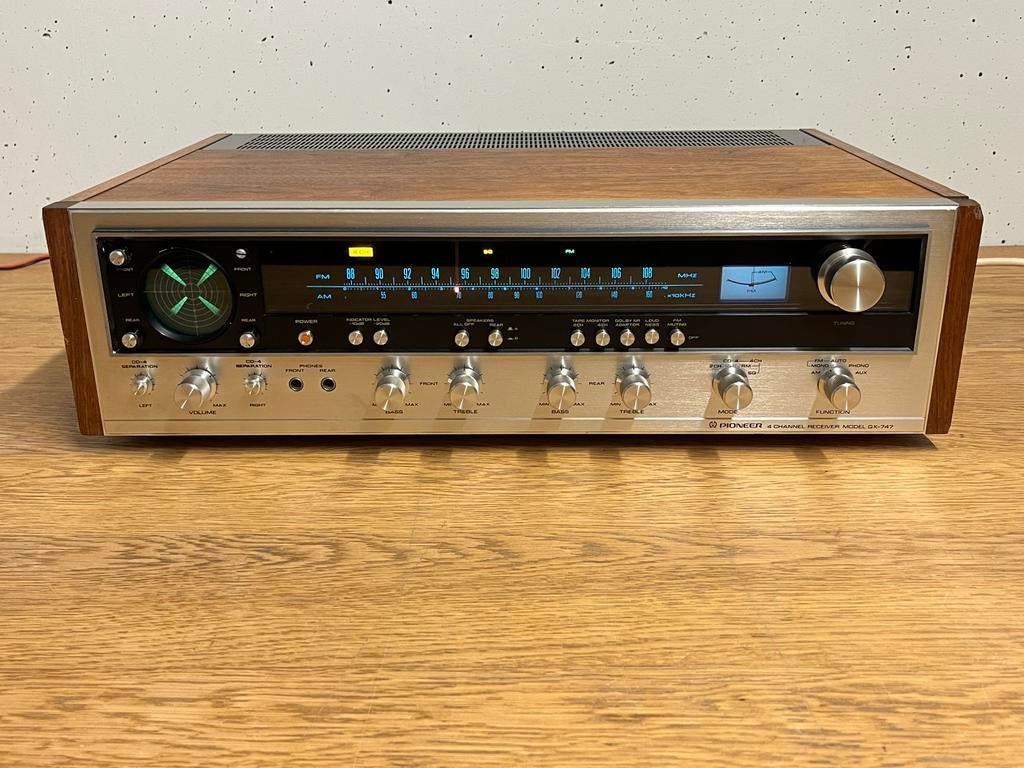 Pioneer QX 747 Prachtige Recivier Zeldzaam Vintage, Ophalen, Zo goed als nieuw, Audio