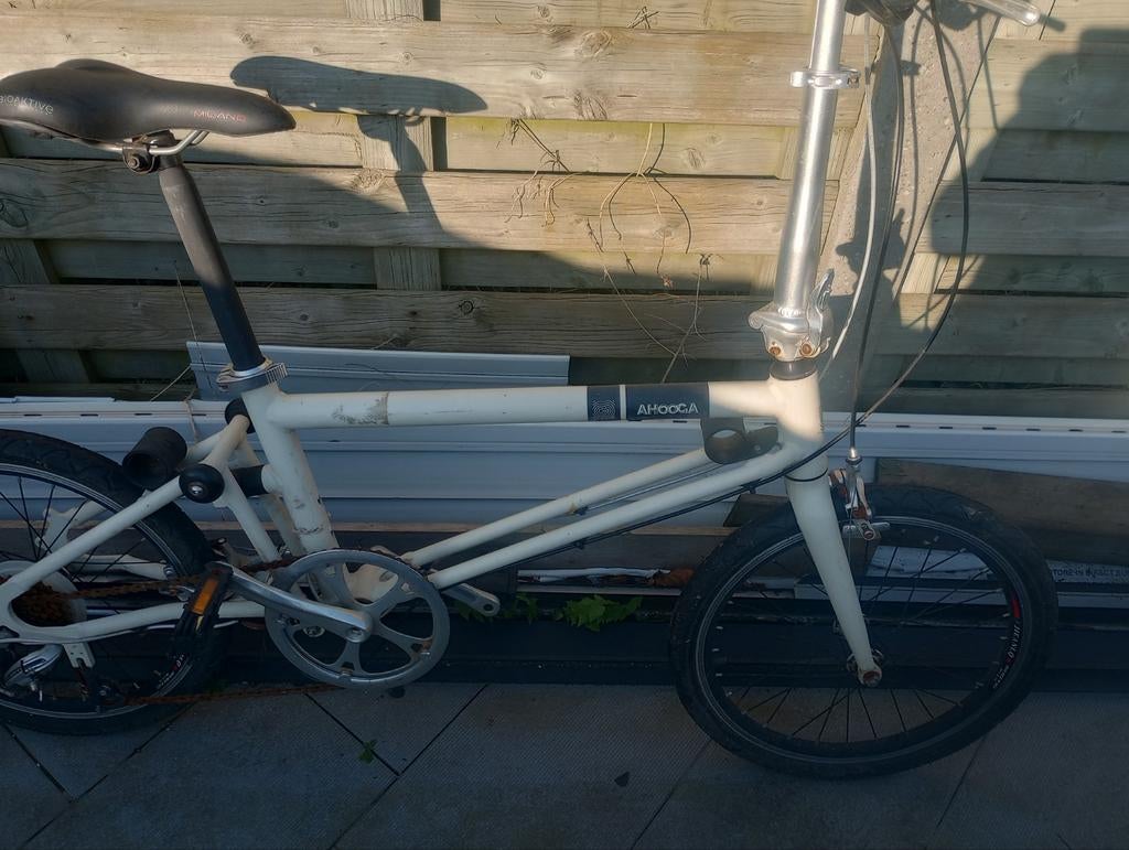 Ahooga vouwfiets met werk aan, Fietsen en Brommers, Fietsen | Vouwfietsen, Gebruikt, Overige merken, 18 tot 20 inch, Versnellingen