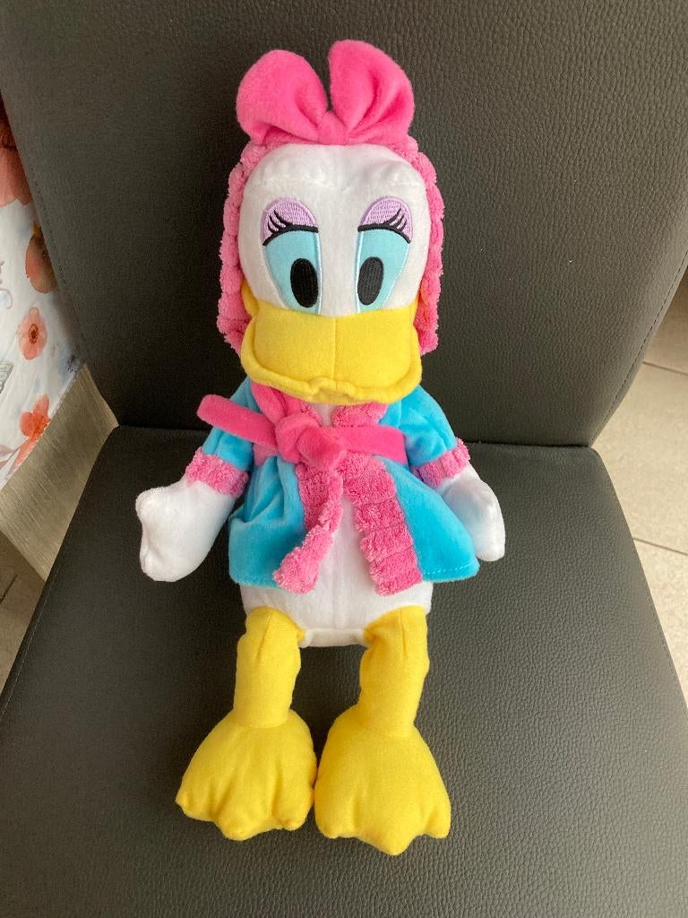 Disney knuffel Katrien Duck met badjas, Verzamelen, Ophalen of Verzenden, Knuffel