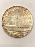 Munt zilver België 50 FR expo 1935 frans pos A kwaliteit, Zilver, Ophalen of Verzenden, Losse munt, Zilver