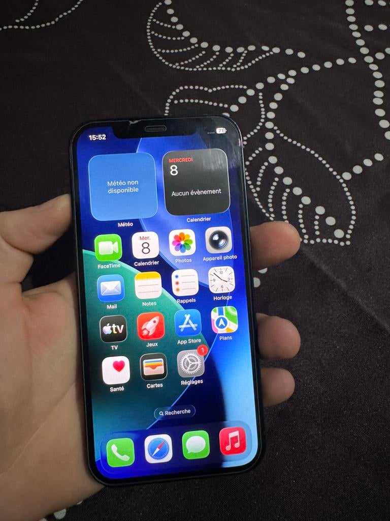 Iphone 12, zwart, smartphone-telefoon in goede staat, gsm, Telecommunicatie, Mobiele telefoons | Apple iPhone, Zo goed als nieuw