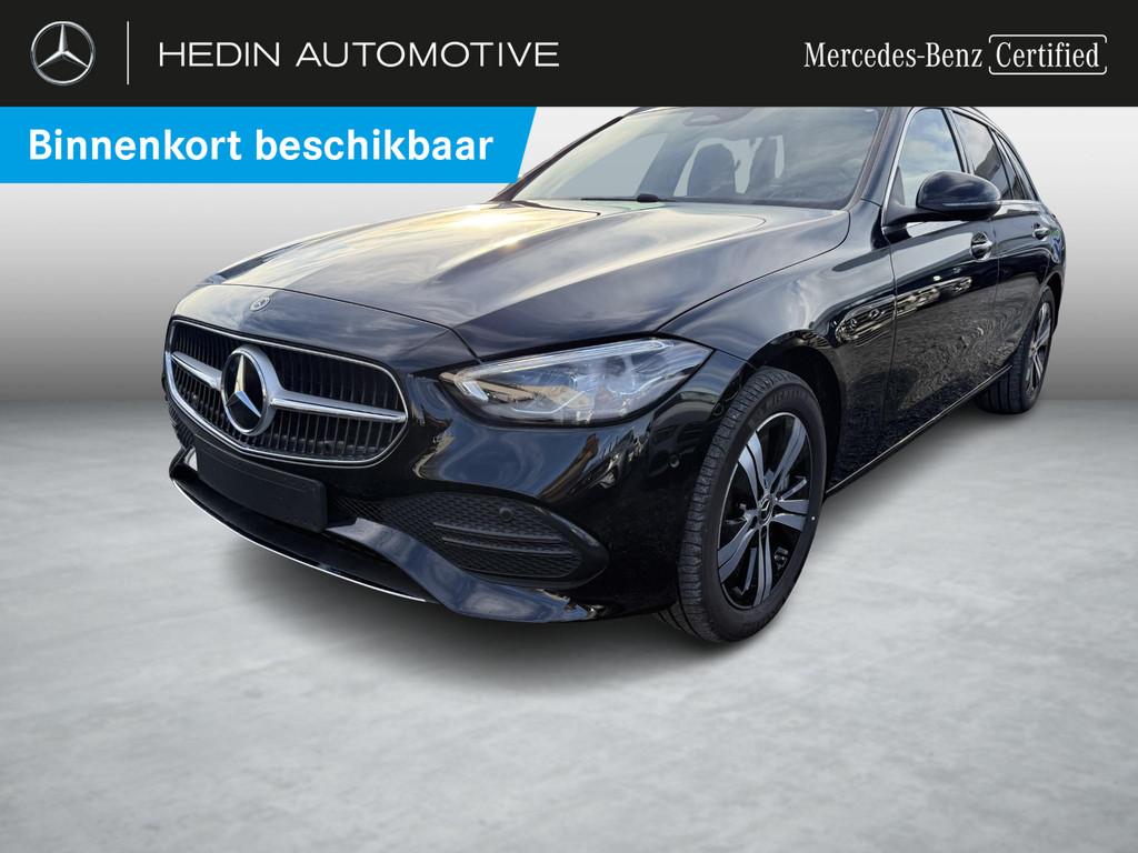 Mercedes-Benz C-Klasse 300 e Break Luxury Line | Smartphone, Auto's, Mercedes-Benz, Automaat, 4 cilinders, 313 pk, Zwart