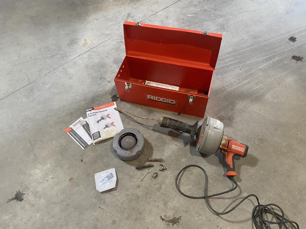 Ridgid ontstoppingsmachine, Ophalen, Gebruikt, Overige typen