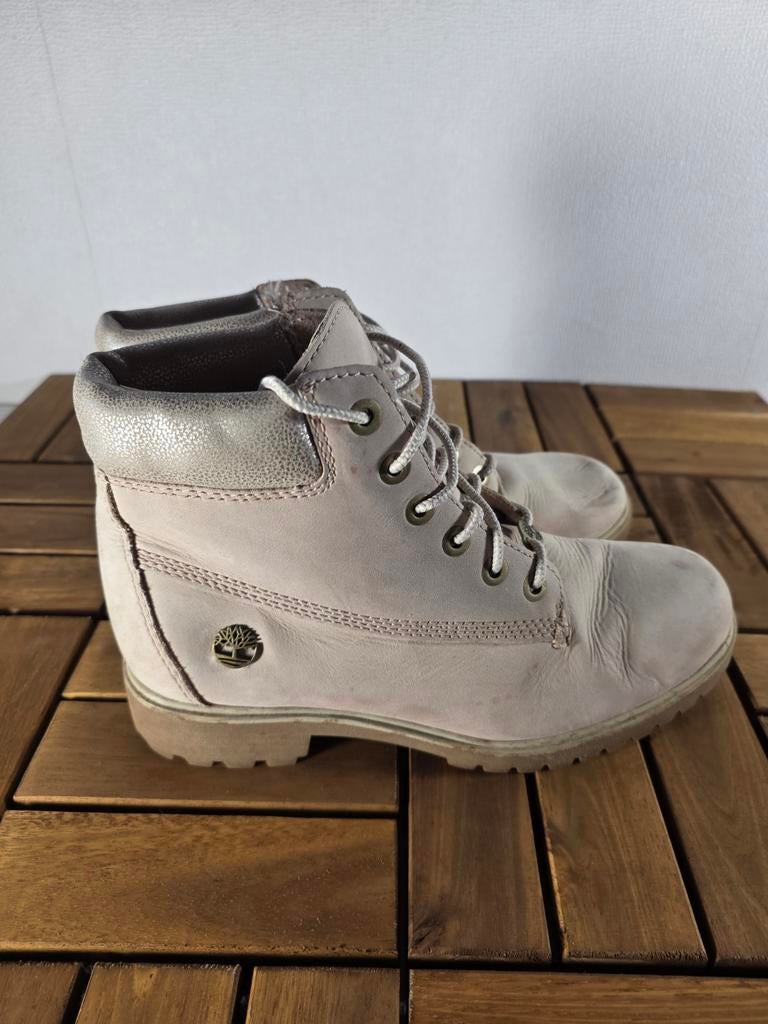 Bottes Timberland rose clair/rose taille 38 | Bon état | V, Enlèvement ou Envoi