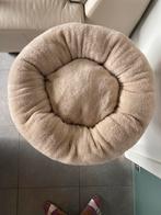 Beige donut hondenmand 60cm, Animaux & Accessoires, Paniers pour chiens, Enlèvement ou Envoi, Comme neuf, Peluche