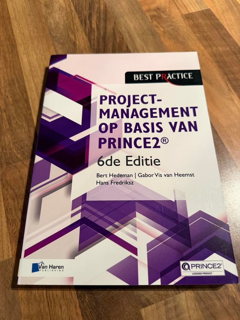 Projectmanagement Prince 2, Ophalen, Zo goed als nieuw