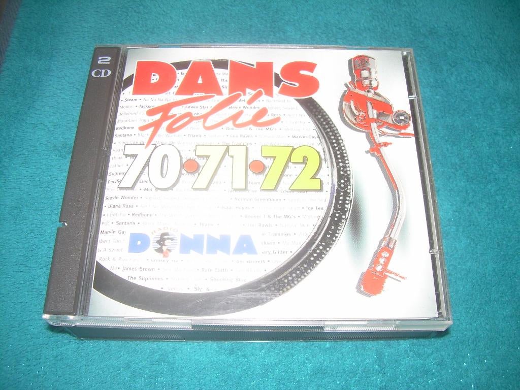 2 CD S - RADIO DONNA - DANS FOLLIE - 70 - 71 - 72, Ophalen of Verzenden, Zo goed als nieuw, Dance