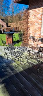 Ijzeren tuinstoelen, Ophalen, Gebruikt, Metaal