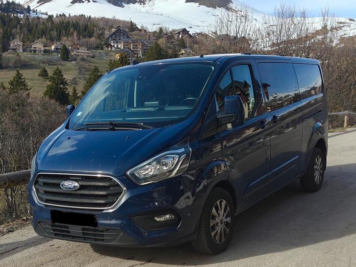 Ford Transit Custom L2H1 – Automaat – 6 plaatsen (2021), Autos, Ford, Particulier, Transit, Régulateur de distance, Android Auto