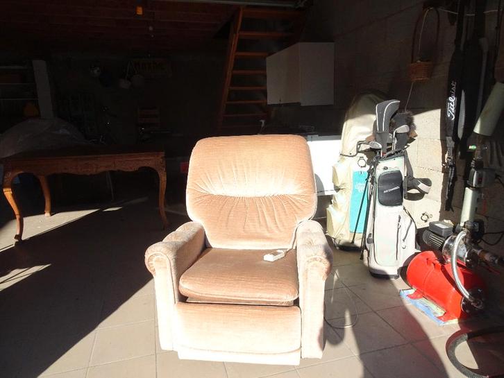 Fauteuil relax électrique 1 personne, Maison & Meubles, Fauteuils, Comme neuf, 75 à 100 cm, 75 à 100 cm, Enlèvement